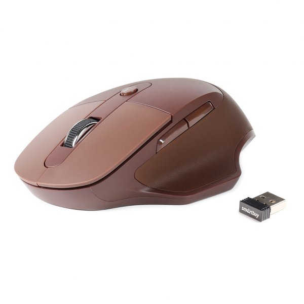 Мышь беспроводная Smartbuy SBM-615AG Leather, беззвучная