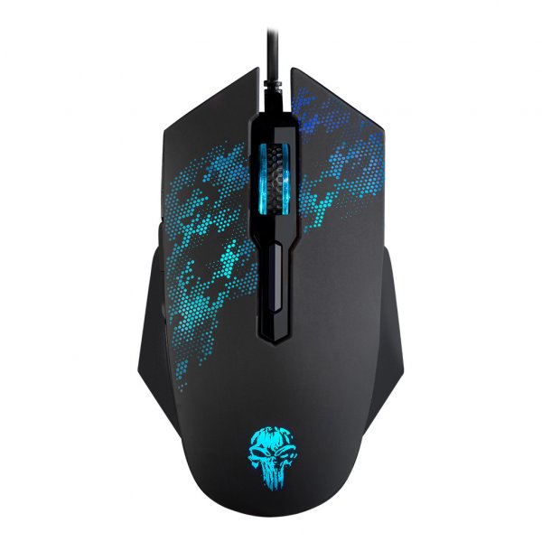 Мышь проводная игровая Smartbuy RUSH SBM-744G-K Mondus, 3200 dpi, беззвучная, чёрная