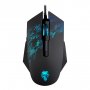 Мышь проводная игровая Smartbuy RUSH SBM-744G-K Mondus, 3200 dpi, беззвучная, чёрная