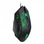Мышь проводная игровая Smartbuy RUSH SBM-744G-K Mondus, 3200 dpi, беззвучная, чёрная