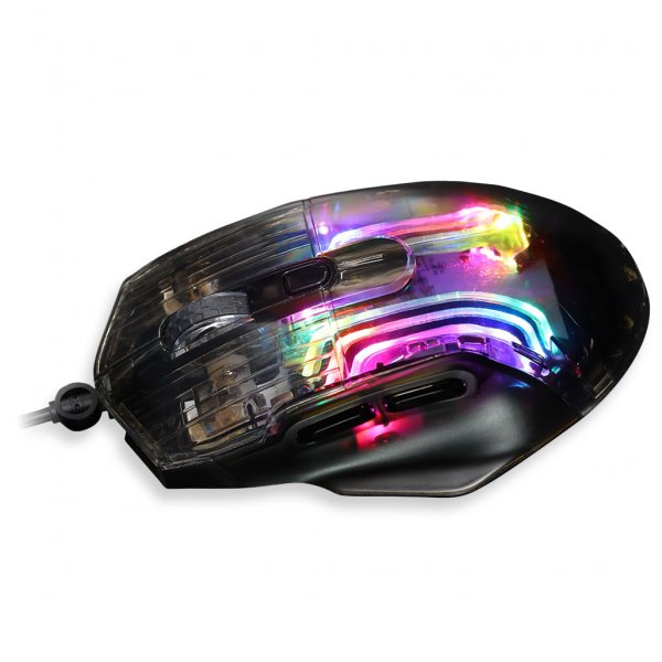 Мышь проводная игровая Smartbuy RUSH SBM-749G-G X19, серая