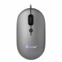 Мышь проводная Smartbuy SBM-328-G, беззвучная, подсветка, серый металлик