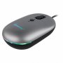 Мышь проводная Smartbuy SBM-328-G, беззвучная, подсветка, серый металлик