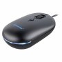 Мышь проводная Smartbuy SBM-328-K, беззвучная, подсветка, чёрный