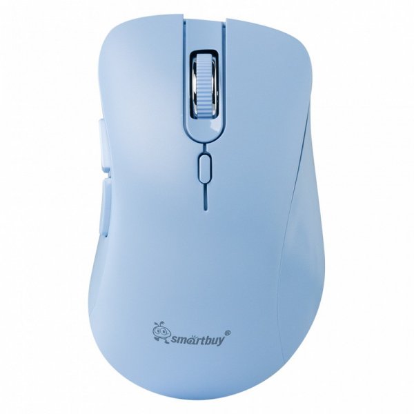 Мышь беспроводная Smartbuy SBM-616AG, беззвучная, голубая