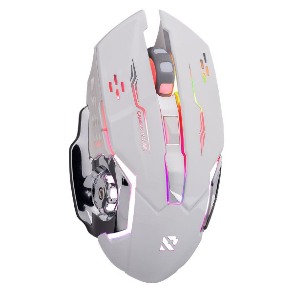Мышь беспроводная игровая Smartbuy SBM-724AGW RUSH X14, белая