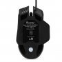 Мышь проводная игровая Smartbuy RUSH SBM-736G X36, 1200-7200 dpi, чёрная
