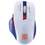 Мышь беспроводная игровая Defender Tisa GM-126, LED, 7D, 2,4+BT, 800-1600 dpi, бело-синяя