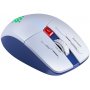 Мышь беспроводная игровая Defender Tisa GM-126, LED, 7D, 2,4+BT, 800-1600 dpi, бело-синяя