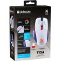 Мышь беспроводная игровая Defender Tisa GM-126, LED, 7D, 2,4+BT, 800-1600 dpi, бело-синяя