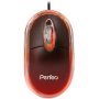 Мышь проводная PF-010-CB Perfeo оптическая "GLOW" COLOR BOX, подсветка, 3 кн, USB, чёрная
