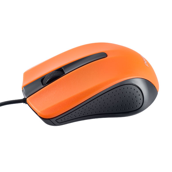 Мышь проводная Perfeo RAINBOW, оптическая, 3 кнопки, USB, 1.5 м, чёрно-оранжевая