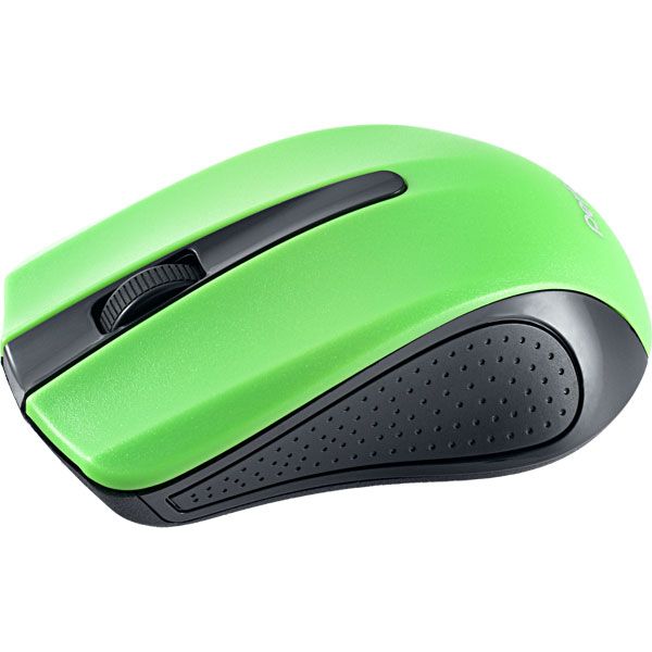 Мышь беспроводная Perfeo RAINBOW, оптич., 3 кн, USB, чёрно-зелёная
