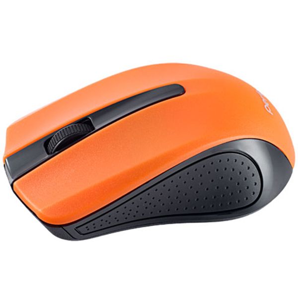 Мышь беспроводная Perfeo RAINBOW, оптич., 3 кн, USB, чёрно-оранжевая