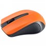 Мышь беспроводная Perfeo RAINBOW, оптич., 3 кн, USB, чёрно-оранжевая