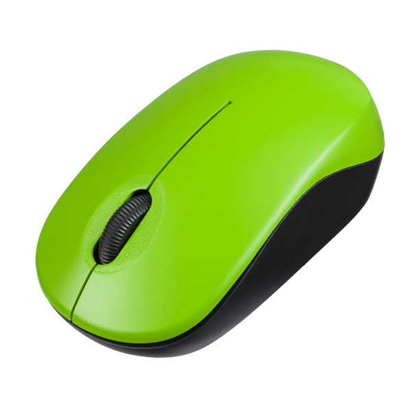 Мышь беспроводная Perfeo SKY, оптич., 3 кн, USB, 1200 dpi, зелёная