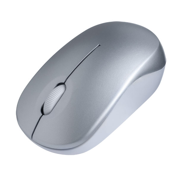 Мышь беспроводная Perfeo SKY, оптич., 3 кн, USB, 1200 dpi, серебристая