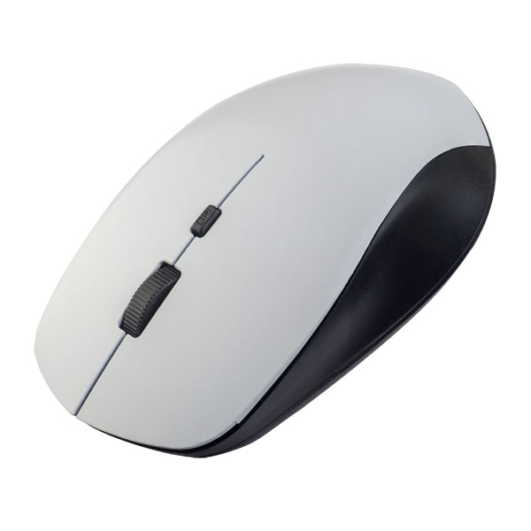 Мышь беспроводная Perfeo STRONG, оптич., 4 кн, USB, 800-2400 dpi, белая