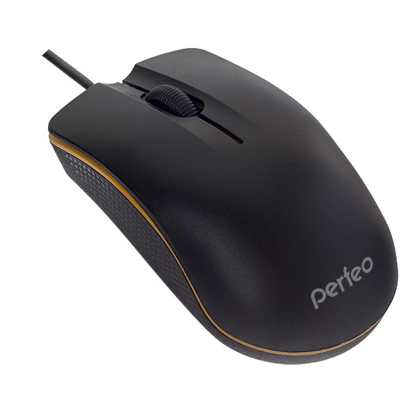 Мышь проводная PF_A4492 Perfeo оптическая LINE, 3 кн, USB, чёрная