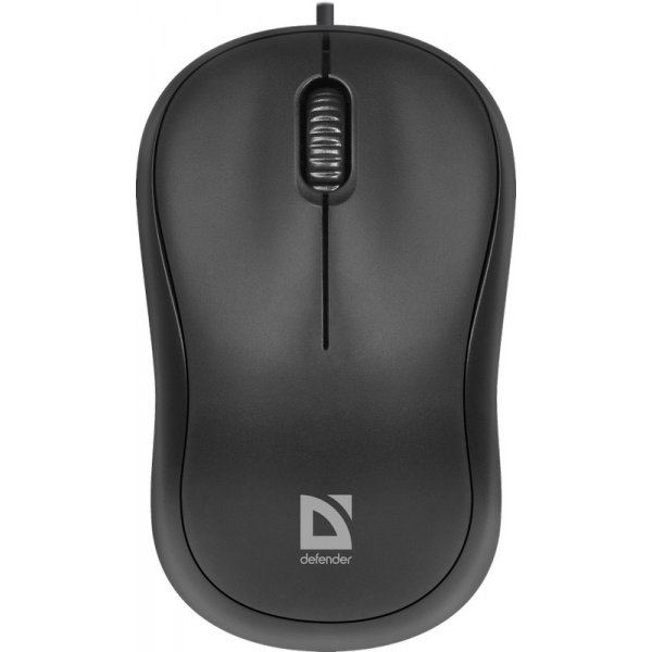 Мышь проводная Defender Patch MS-759, оптическая, 3 кнопки,1000 dpi, чёрный