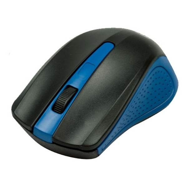 Мышь беспроводная RMW-555 Ritmix, оптич., 3 кн, 1000 dpi, USB, чёрн/синяя