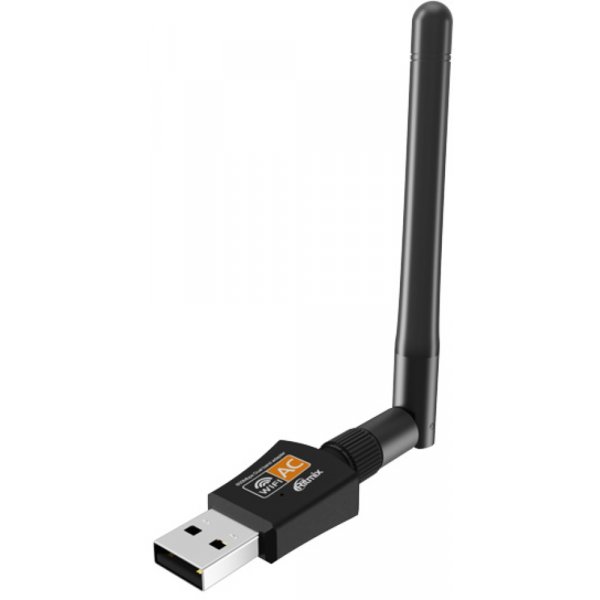 Адаптер беспроводной USB - Wi-Fi для ПК Ritmix RWA-250 (802.11ac/b/g/n, 2.4+5ГГц)