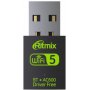 Адаптер беспроводной USB - Wi-Fi+Bluetooth для ПК Ritmix RWA-550 (BT4.2, 802.11ac/b/g/n, 2.4+5ГГц)