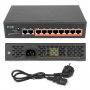 Коммутатор 8 Port 10/100 PoE+2Port Uplink Ethernet Switch ND188