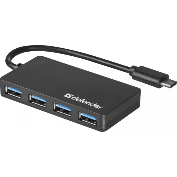 USB-хаб 4 порта Quadro Transfer USB 3.1 TYPE C - USB 3.0, Defender