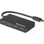 USB-хаб 4 порта Quadro Transfer USB 3.1 TYPE C - USB 3.0, Defender