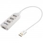 USB-хаб 4 порта PF-H049 Perfeo белый