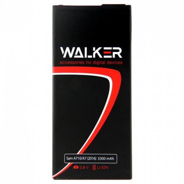 АКБ Samsung (EB-BA710ABE) A710/A7 (2016) (3300 mAh), WALKER