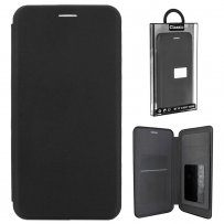 Чехол-книжка 6.5" 165*80мм Premium универсальный, на скотче, чёрный