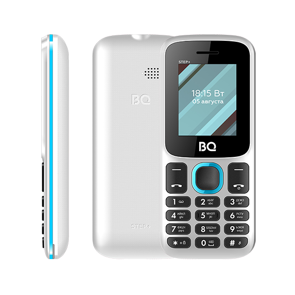 Мобильный телефон BQ 1848 Step+ (1.77" / 600мАч) Белый+Синий