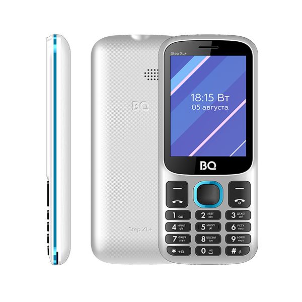 Мобильный телефон BQ 2820 Step XL+ (2.8" / 1000мАч) Белый+Синий