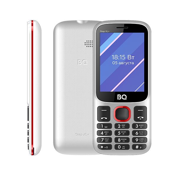 Мобильный телефон BQ 2820 Step XL+ (2.8" / 1000мАч) Белый+Красный