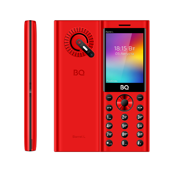 Мобильный телефон BQ 2458 Barrel L (2.4" / 1000мАч / Type-C) Red+Black