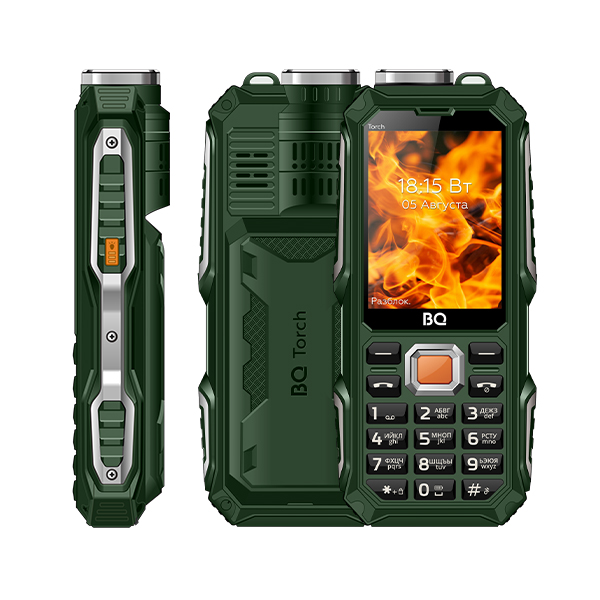 Мобильный телефон BQ 2835 Torch (2.8" / 4000мАч / Type-C) Тёмно-Зелёный