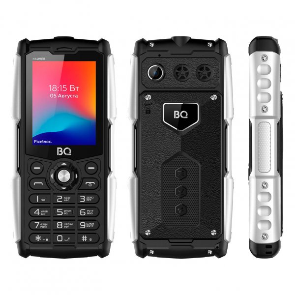 Мобильный телефон BQ 2449 Hammer (2.4" / 4000мАч) Чёрный