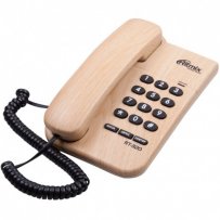 Проводной телефон Ritmix RT-320 (настольный/настенный), светлое дерево