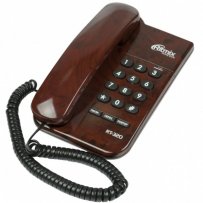 Проводной телефон Ritmix RT-320 (настольный/настенный), мраморный кофе