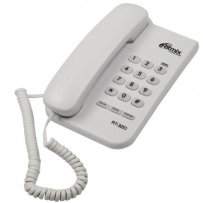 Проводной телефон Ritmix RT-320 (настольный/настенный), белый