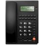 Проводной телефон Ritmix RT-420, дисплей, FSK/DTMF (настольный/настенный), чёрный