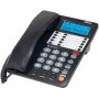 Проводной телефон Ritmix RT-495, дисплей, FSK/DTMF (настольный/настенный), чёрный