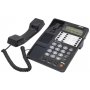 Проводной телефон Ritmix RT-495, дисплей, FSK/DTMF (настольный/настенный), чёрный