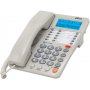 Проводной телефон Ritmix RT-495, дисплей, FSK/DTMF (настольный/настенный), белый