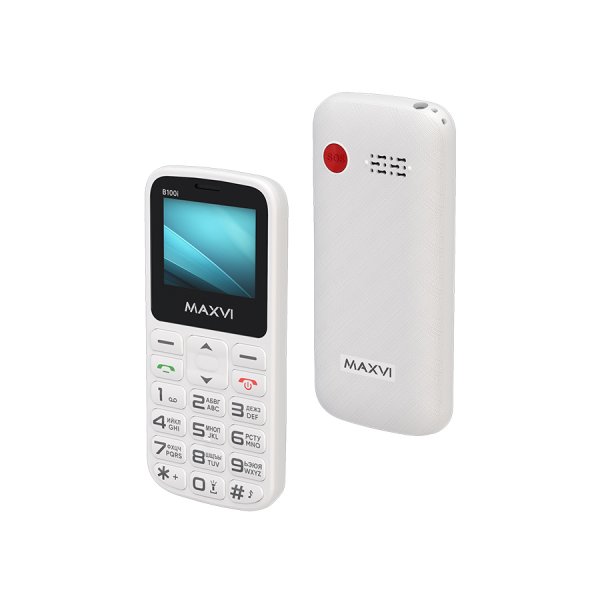 Мобильный телефон Maxvi B100i (1.77" / 600мАч / Type-C) белый