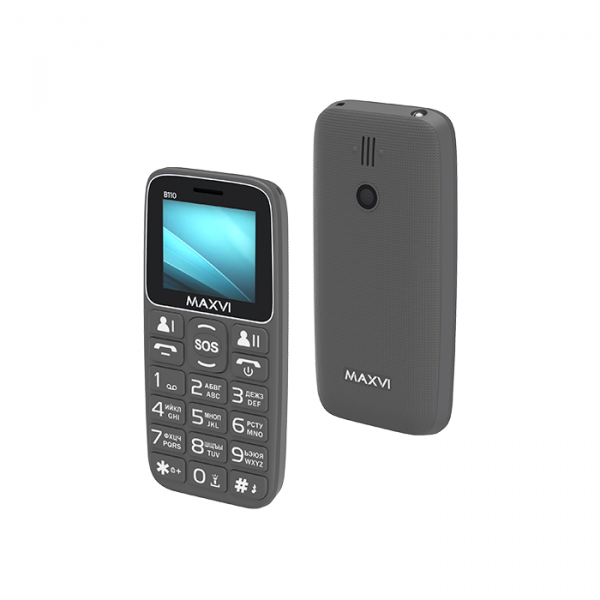Мобильный телефон Maxvi B110 (1.77" / 1000мАч) grey