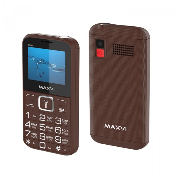 Мобильный телефон Maxvi B200 (2.0" / 1400мАч) brown
