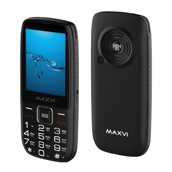 Мобильный телефон Maxvi B32 (3.2" / 2000мАч) black